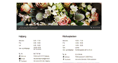 Desktop Screenshot of alexandra-blomster.dk